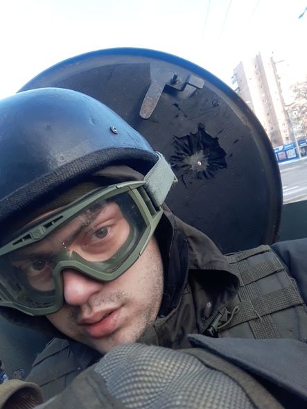 Azərbaycanlı generalın oğlu Ukraynada yaralandı  - FOTO