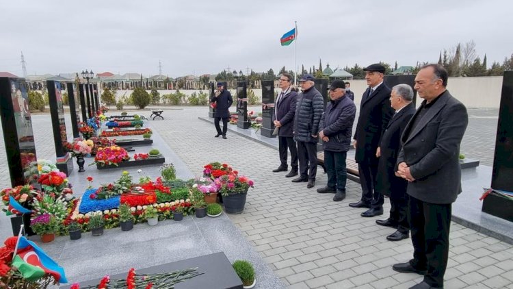    Suraxanıda şəhid doğum günündə anıldı - Fotolar   