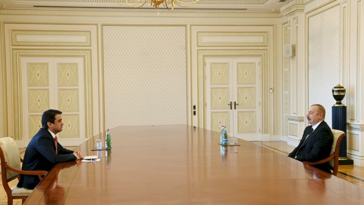   İlham Əliyev Rüstəm Emoməlini qəbul etdi   