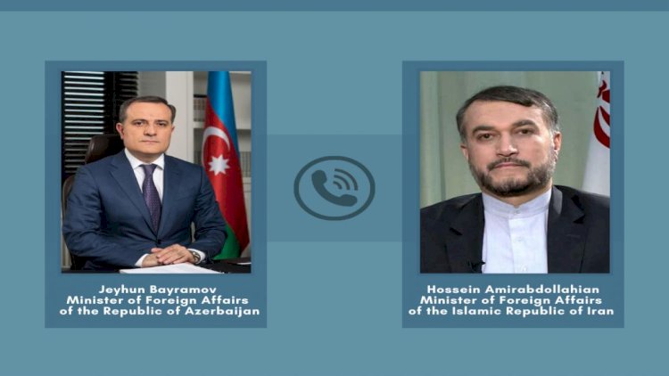    Ceyhun Bayramov iranlı vəzifədaşı ilə Ukrayna barədə danışdı   