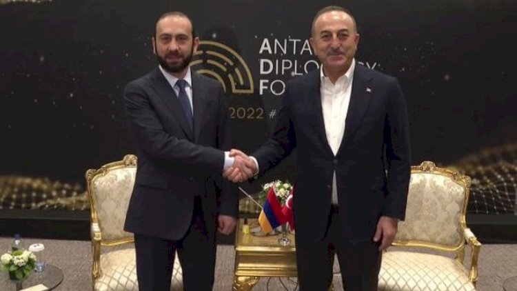    Çavuşoğlu Mirzoyanla görüşdü - Antalya Forumu   