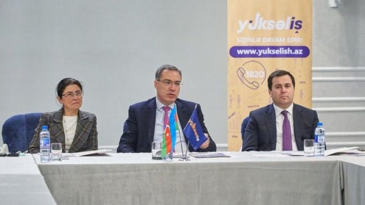    Prezidentin köməkçisi “Yüksəliş” müsabiqəsinin qalibləri ilə görüşdü - Fotolar   