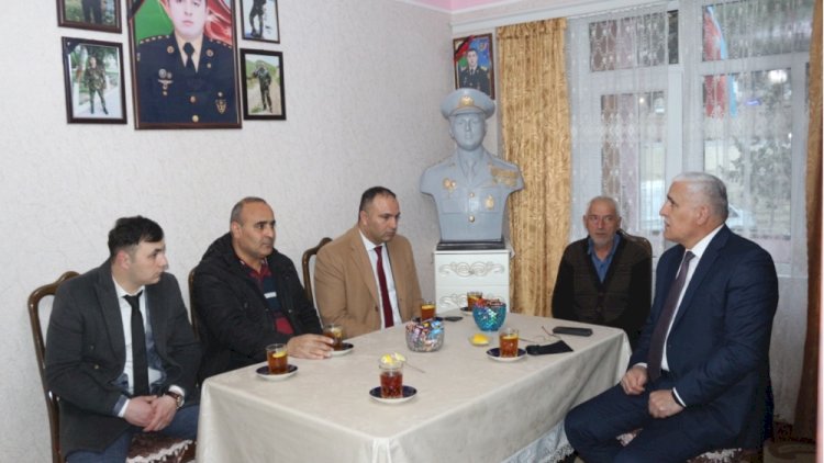    Xətai rayonunda şəhid ailələri və qazilər ziyarət olunub   