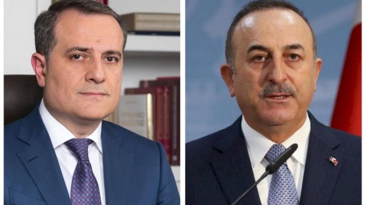    Ceyhun Bayramov türkiyəli həmkarı ilə Ukraynadakı vəziyyəti müzakirə etdi   