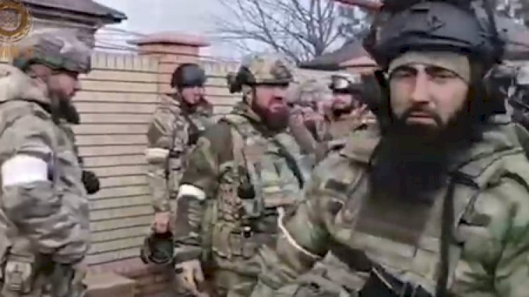    Çeçen xüsusi təyinatlılarının Mariupoldan növbəti GÖRÜNTÜLƏRİ   - Video