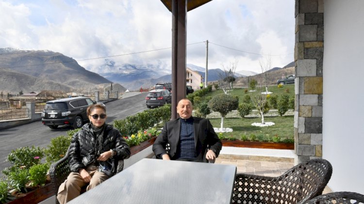    Prezidentlə xanımı Suqovuşanda təmir olunan evdə   - Fotolar