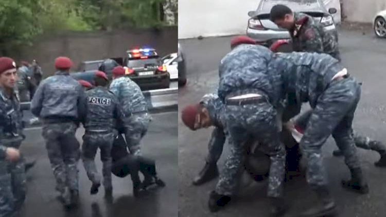    Ermənistanda aksiyalar: Polis etirazçıları saxlayır   