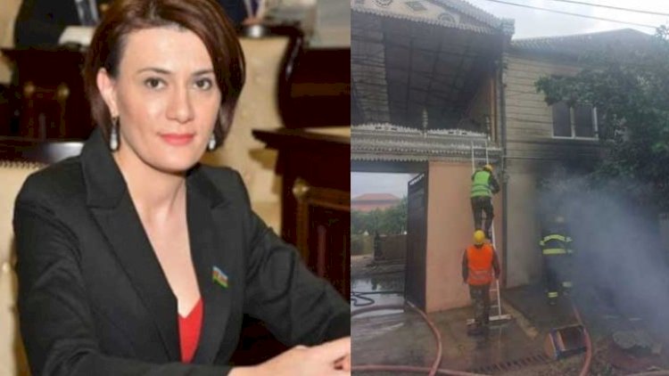    Eks-deputatın evi yandı   
