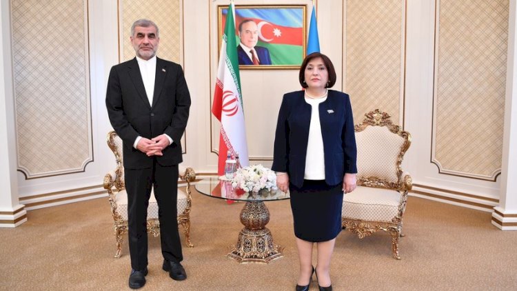    Sahibə Qafarova İran Parlamenti sədrinin müavini ilə görüşdü   