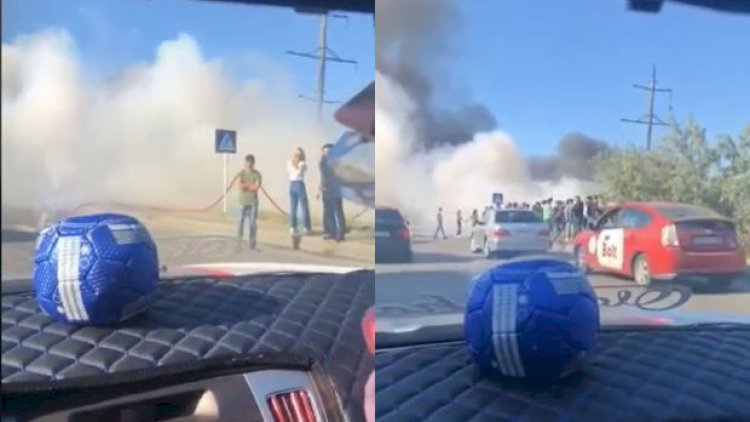    FHN Bakıdakı güclü yanğınla bağlı məlumat yaydı   