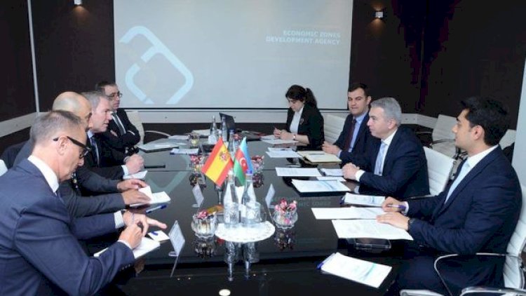    İspaniya nümayəndə heyəti ilə müzakirələr aparıldı   