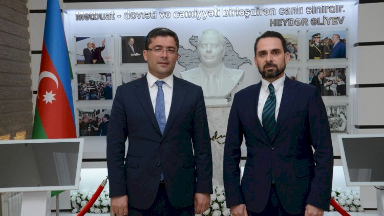    Medianın İnkişafı Agentliyində “Albayrak Media Group”un rəhbərliyi ilə görüş keçirildi - Fotolar   