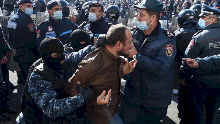   Ermənistanda polis zorakılığı: 20 fakt üzrə cinayət işi başlandı   