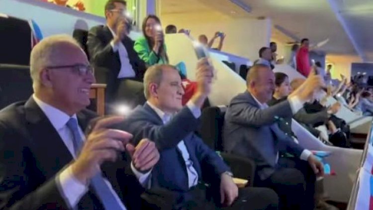    Ceyhun Bayramov Türkiyə millisinin oyununu izlədi    