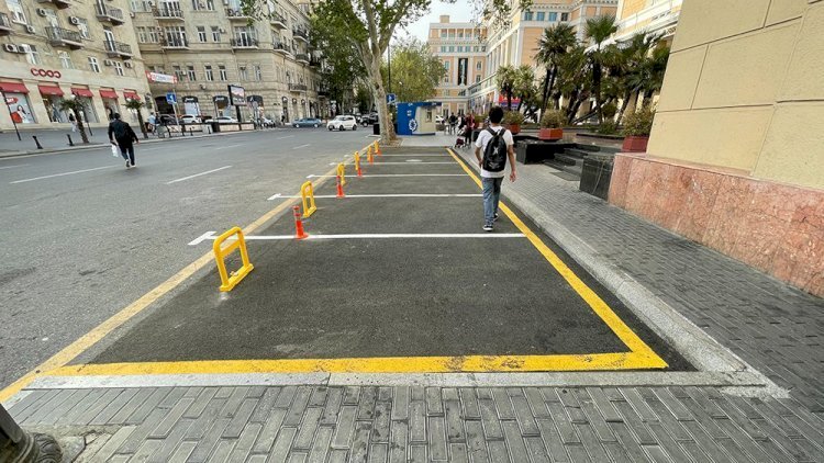    Bakıda qanunsuz parkinq belə söküldü - FOTOLAR   