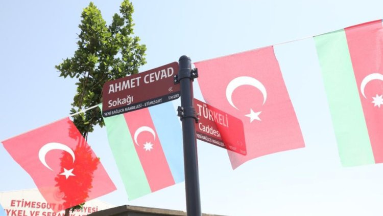    Ankarada küçələrdən birinə Əhməd Cavadın adı verildi   