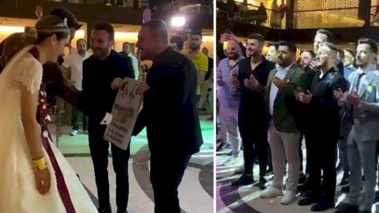    Bəyə toyunda başdaşı hədiyyə etdilər - FOTOLAR   