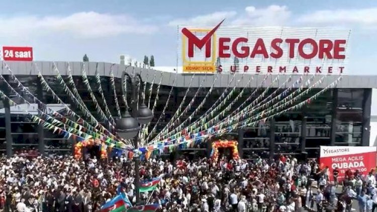    “Megastore” supermarket 5000 kv.m-lik filialla Qubada    