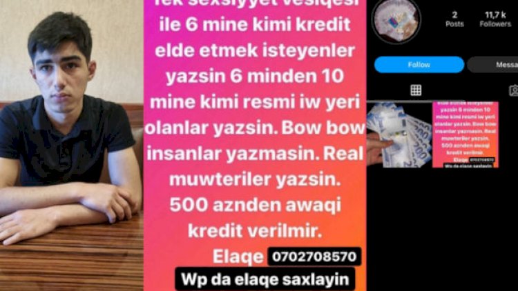    Sosial şəbəkədə insanları aldadıb 100-dən çox istifadəçinin pulunu aldı   