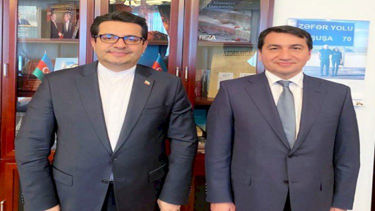   Hikmət Hacıyev İran səfiri ilə görüşdü   