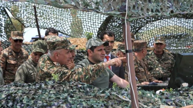    Papikyan sərhədlərimiz yaxınlığındakı mövqelərə baş çəkdi   