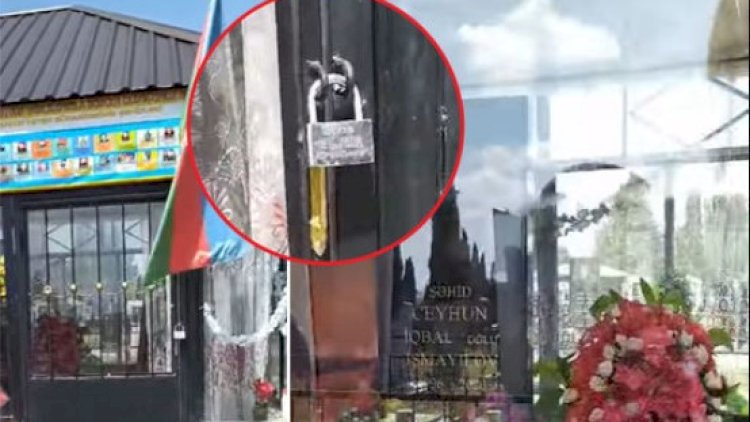    Şəhidin məzarının üstündə ev tikib qapısını qıfılladılar - Video   