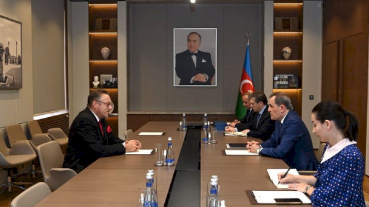    Ceyhun Bayramov Almaniya və Avstriya səfirləri ilə görüşdü   