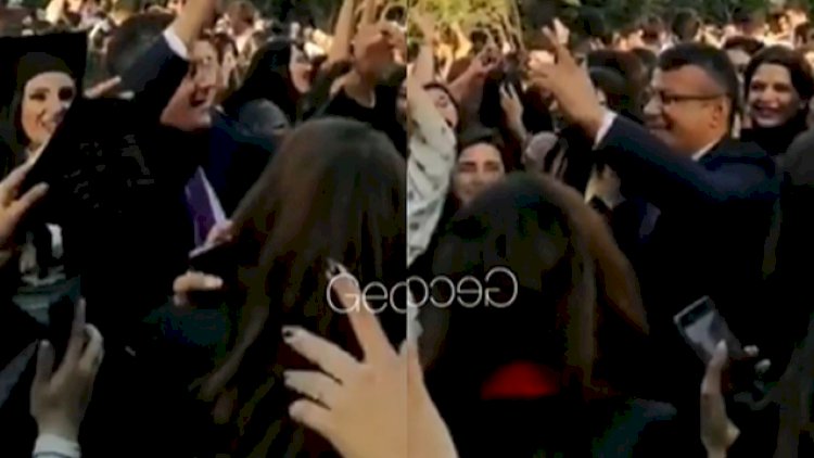   Məzun günündə prorektorun rəqsi gündəm oldu - Video   