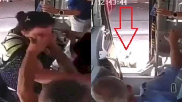    Sumqayıtda qadını itələyən sürücü saxlanıldı - Video   