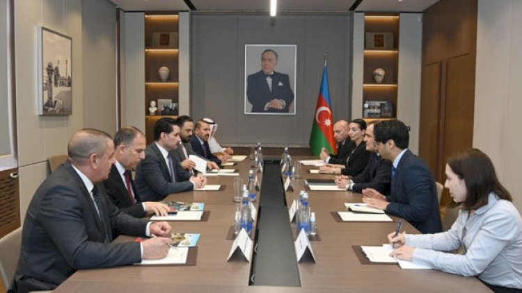    Ceyhun Bayramov İraq Parlamentinin sədr müavinini qəbul etdi   