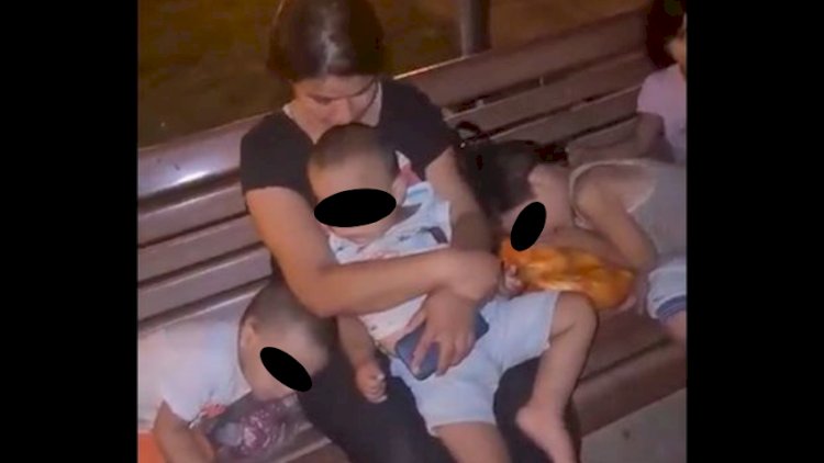    Əri tərəfindən küçəyə atılan 4 uşaq anasından xəbər var   