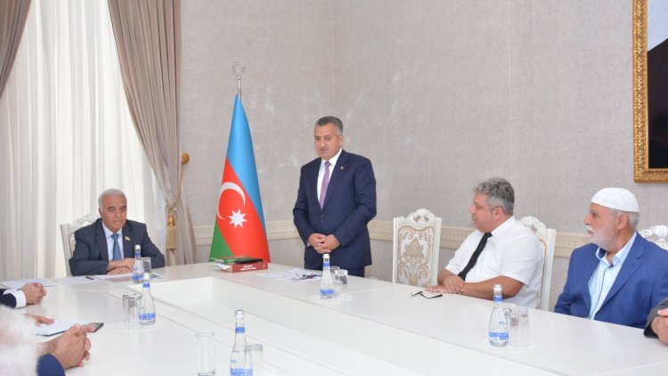    Abşeronda Ağsaqqallar Şurasının konfransı keçirildi - FOTOLAR   