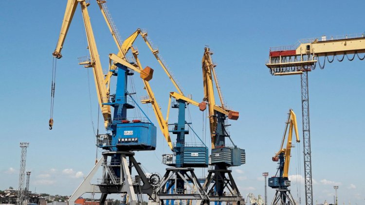    Mariupol limanı tam gücü ilə işləyir   