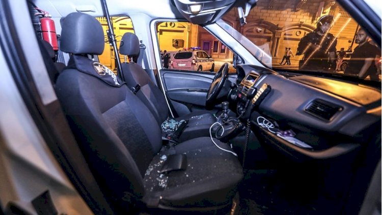    Ağsuda sərxoş vətəndaş polis maşınını zədələdi   