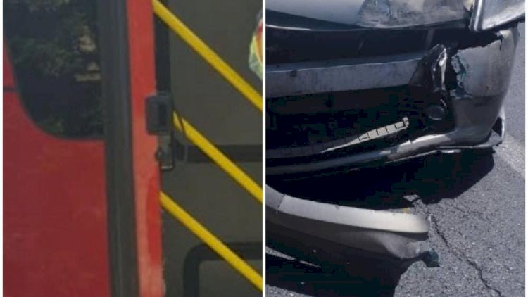    Daha bir “Prius“ avtobusla toqquşdu - FOTOLAR   