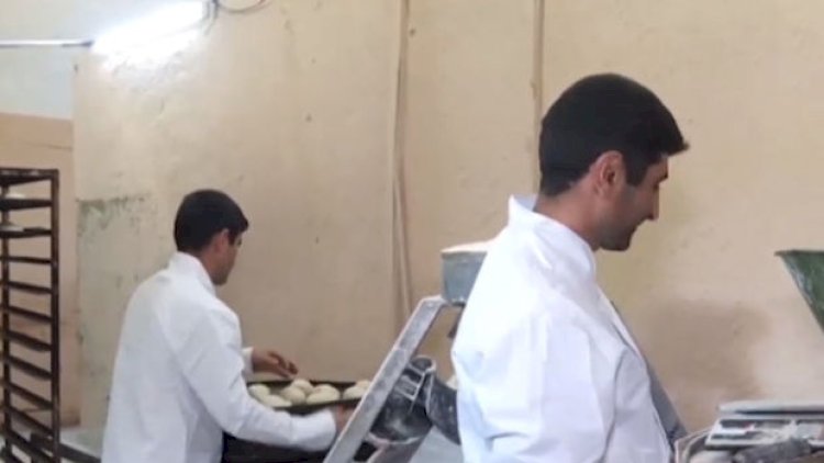    Laçındakı çörək zavodundan görüntülər - Video   