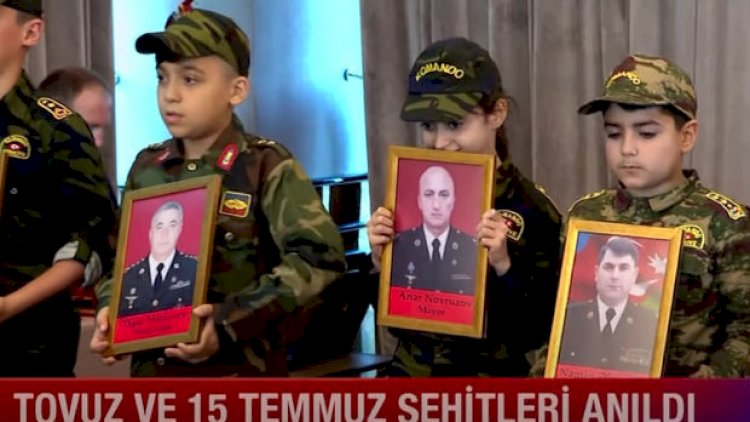   Tovuz şəhidləri ilə Türkiyədə dövlət çevrilişinə cəhd zamanı həlak olanların xatirəsi birgə anıldı   - VİDEO 