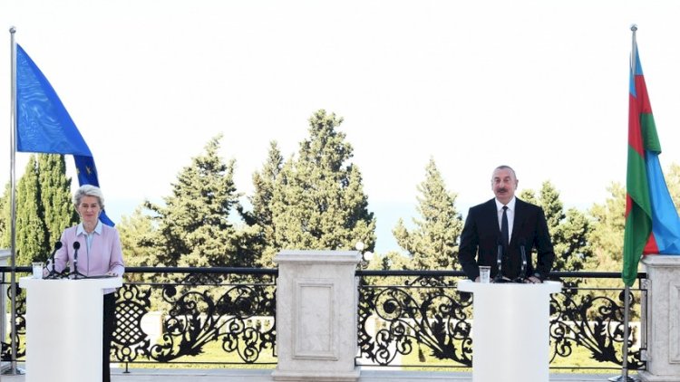    Azərbaycan lideri və AK rəhbəri mətbuata bəyanatlarla çıxış ediblər   