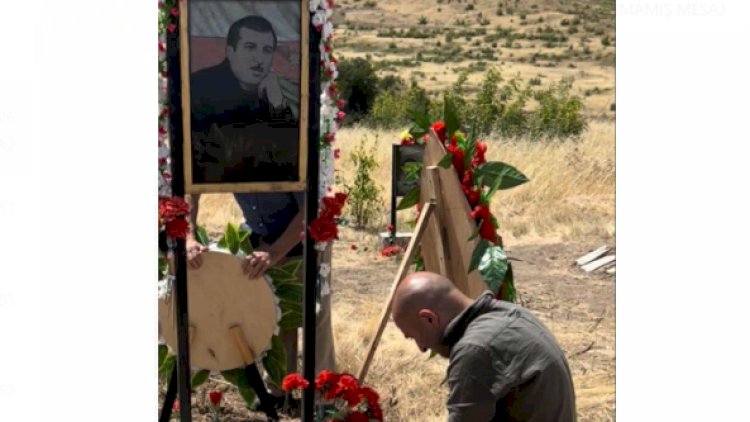    Səxavət Məmmədovun oğlu atasının Ağdamdakı məzarını ziyarət etdi   