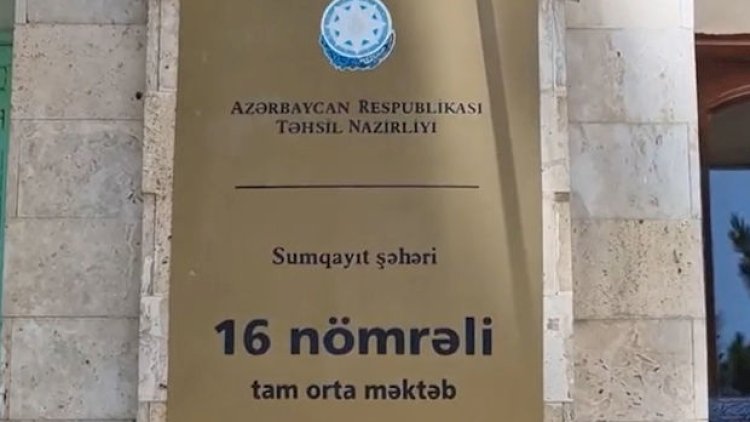   Sumqayıtda şagirdlərdən attestat almaq üçün pul tələb olunur? – VİDEO   