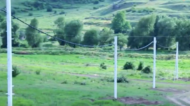    Laçına yeni elektrik xətti çəkildi   - VİDEO