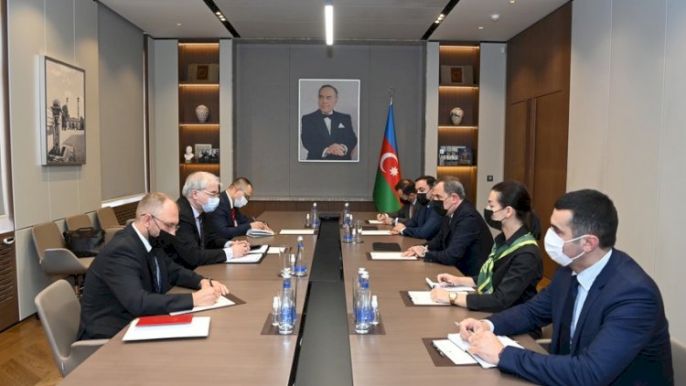    Ceyhun Bayramov rus xüsusu elçini qəbul etdi   