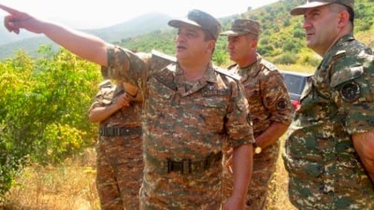    General Asryan Azərbaycanla sərhədə baş çəkdi   