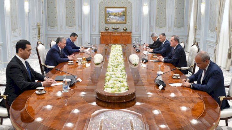    Özbəkistan prezidenti azərbaycanlı nazirlərlə görüşdü    