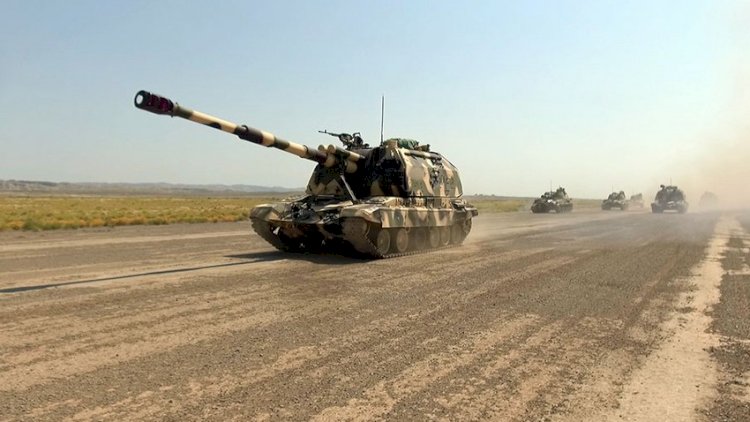    Azərbaycan Ordusunun Raket və Artilleriya Qoşunları məşğələlər keçir   - Video