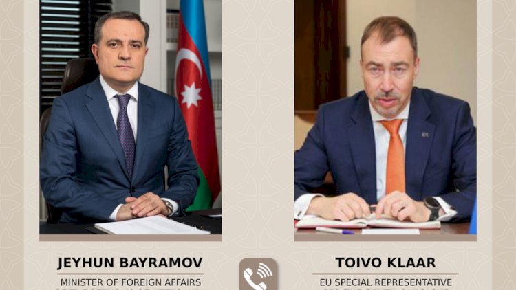    Ceyhun Bayramov Aİ-nin xüsusi nümayəndəsi ilə Qarabağdakı vəziyyəti müzakirə etdi   