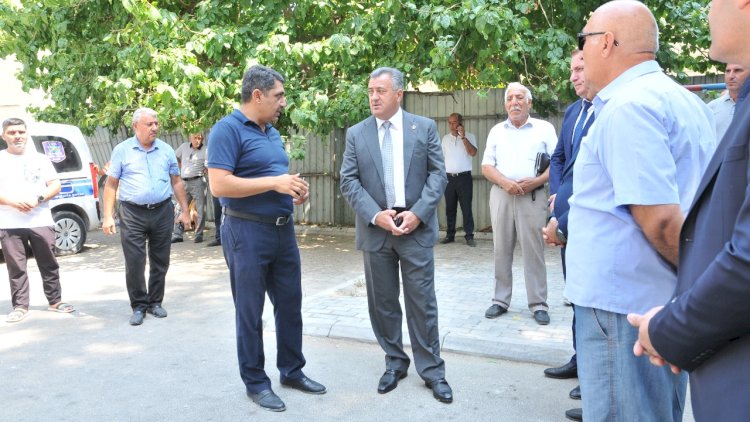   Xırdalanda partlayış olan binanın sakinləri ilə görüş keçirildi    