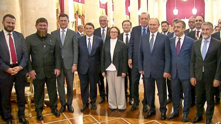    Kadırov Putin-Ərdoğan görüşündən görüntü yaydı   