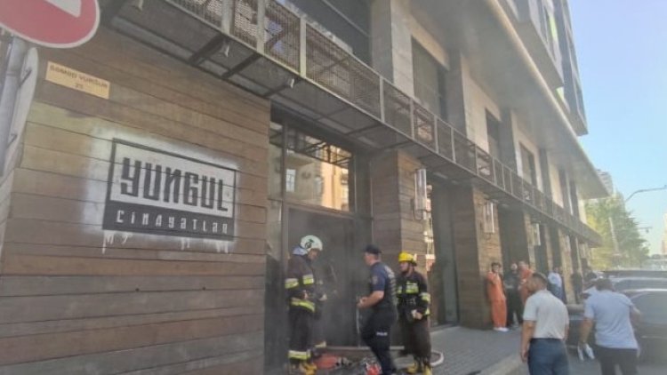    “Yüngül cinayətlər” restoranındakı yanğın söndürüldü   