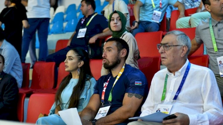    Leyla Əliyeva güləşçilərimizin V İslam Həmrəyliyi Oyunlarındakı çıxışlarını izlədi   